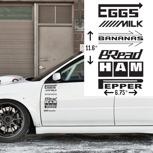 Grocery list sponsor - grocery, decal