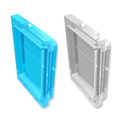Lego 4183 glass for train - glass,